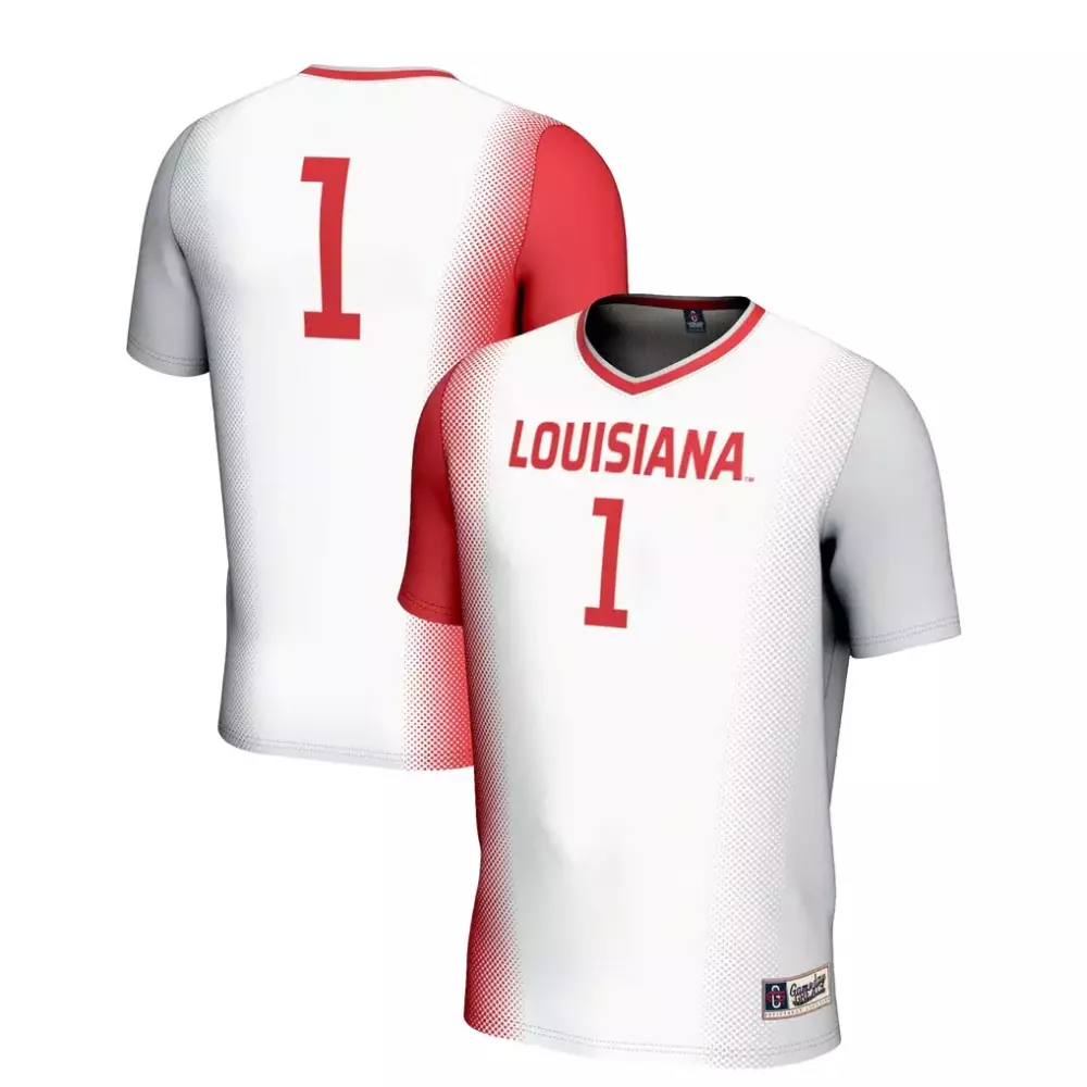 1 louisiana ragin cajuns gameday greats youth lightweight softball jersey white