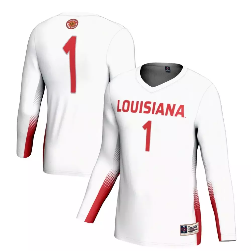 1 louisiana ragin cajuns gameday greats youth lightweight softball jersey white