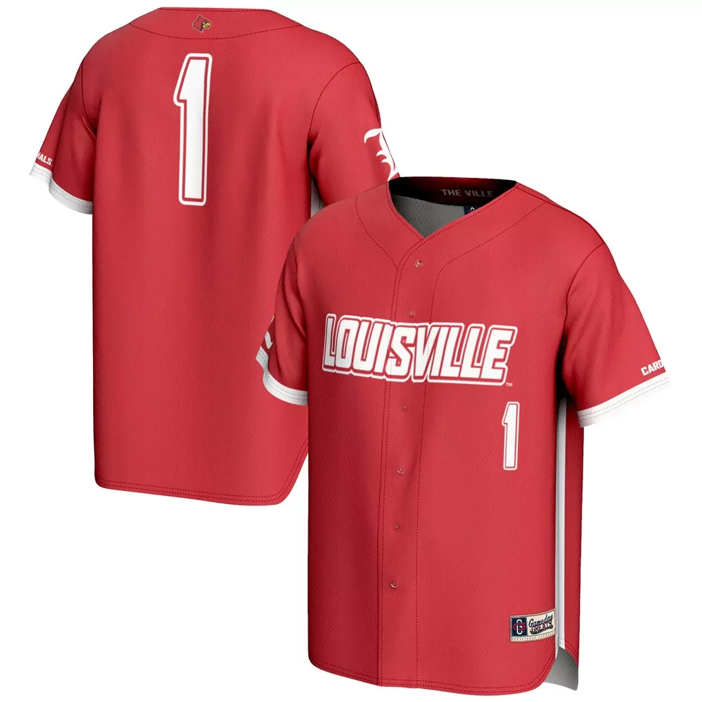 1 louisville cardinals gameday greats football jersey cardinal