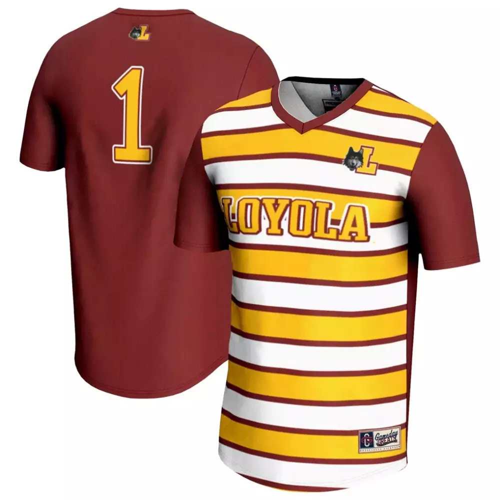 Loyola Chicago Ramblers Youth Lightweight Soccer Jersey | Maroon Fashion Fan Gear | Perfect for Game Day | For Men, Women & Youth