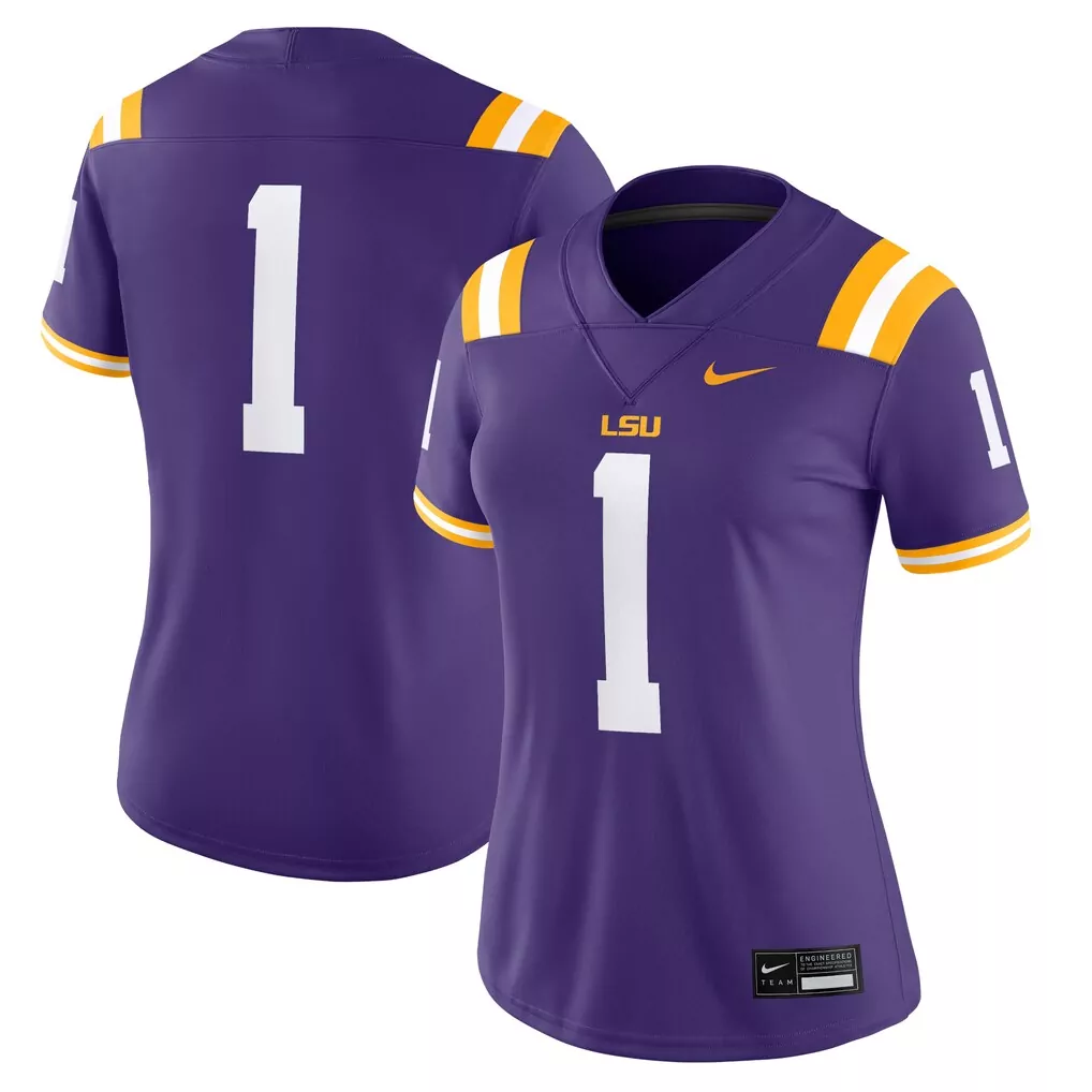 1 lsu tigers nike toddler alternate untouchable jersey gold