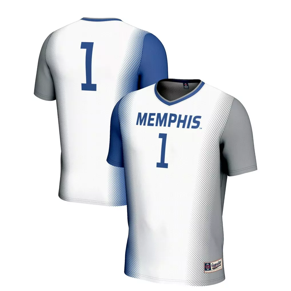 1 memphis tigers gameday greats unisex collegiate football fashion jersey royal