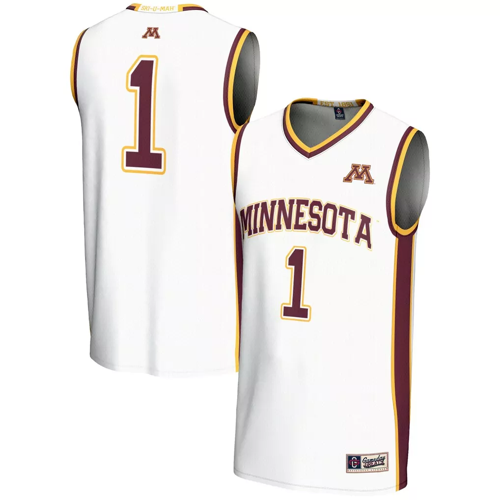 1 minnesota golden gophers gameday greats youth lightweight basketball fashion jersey pink