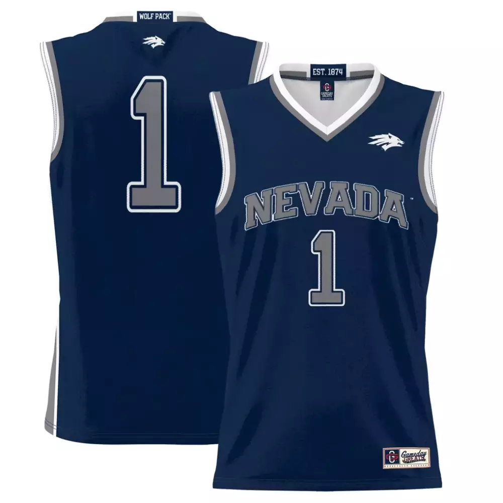 1 nevada wolf pack gameday greats lightweight basketball jersey black
