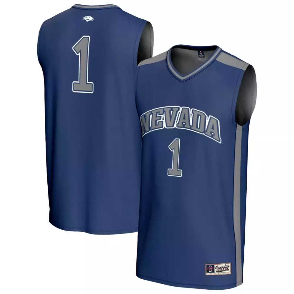 1 nevada wolf pack gameday greats lightweight basketball jersey black