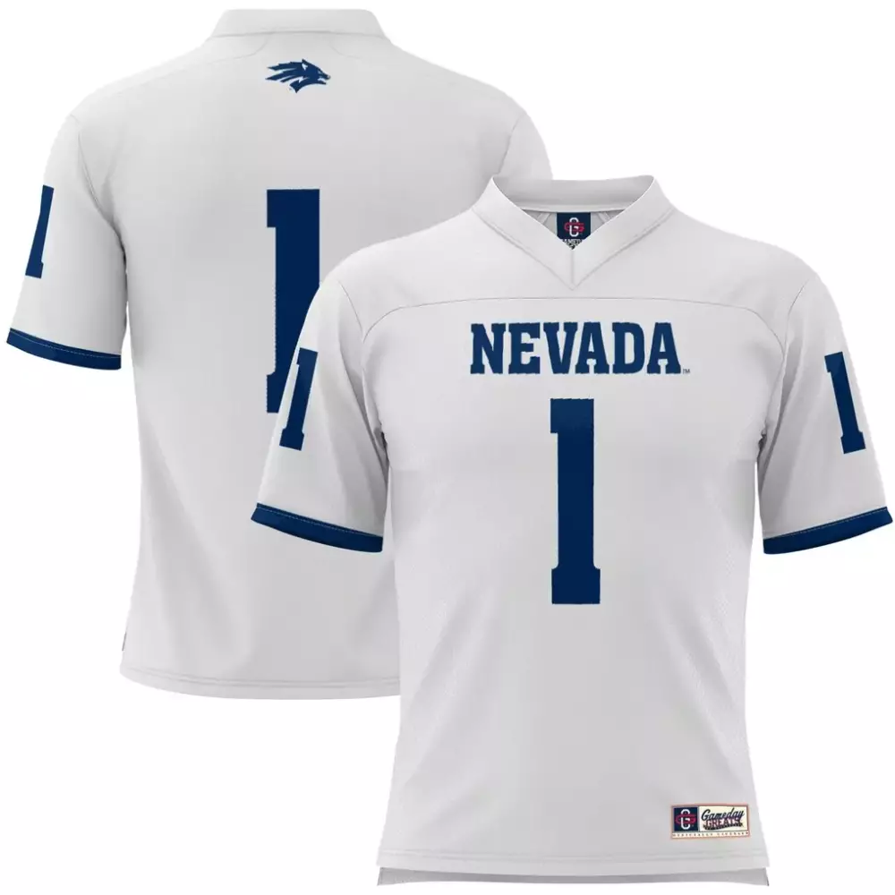 1 nevada wolf pack gameday greats youth football jersey white