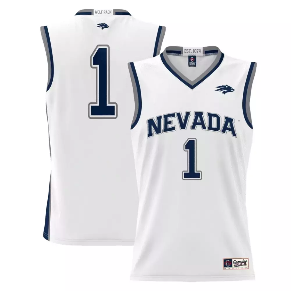 1 nevada wolf pack gameday greats youth lightweight basketball jersey navy
