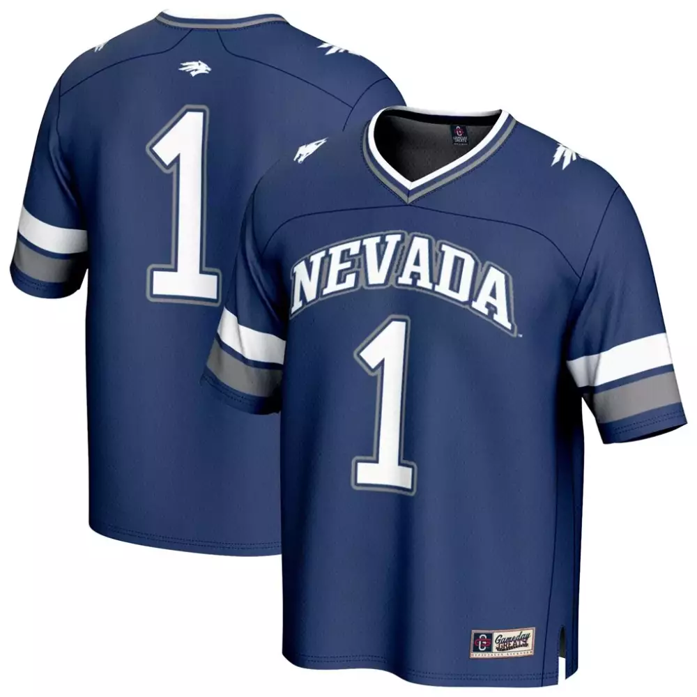 1 nevada wolf pack gameday greats youth lightweight basketball jersey navy