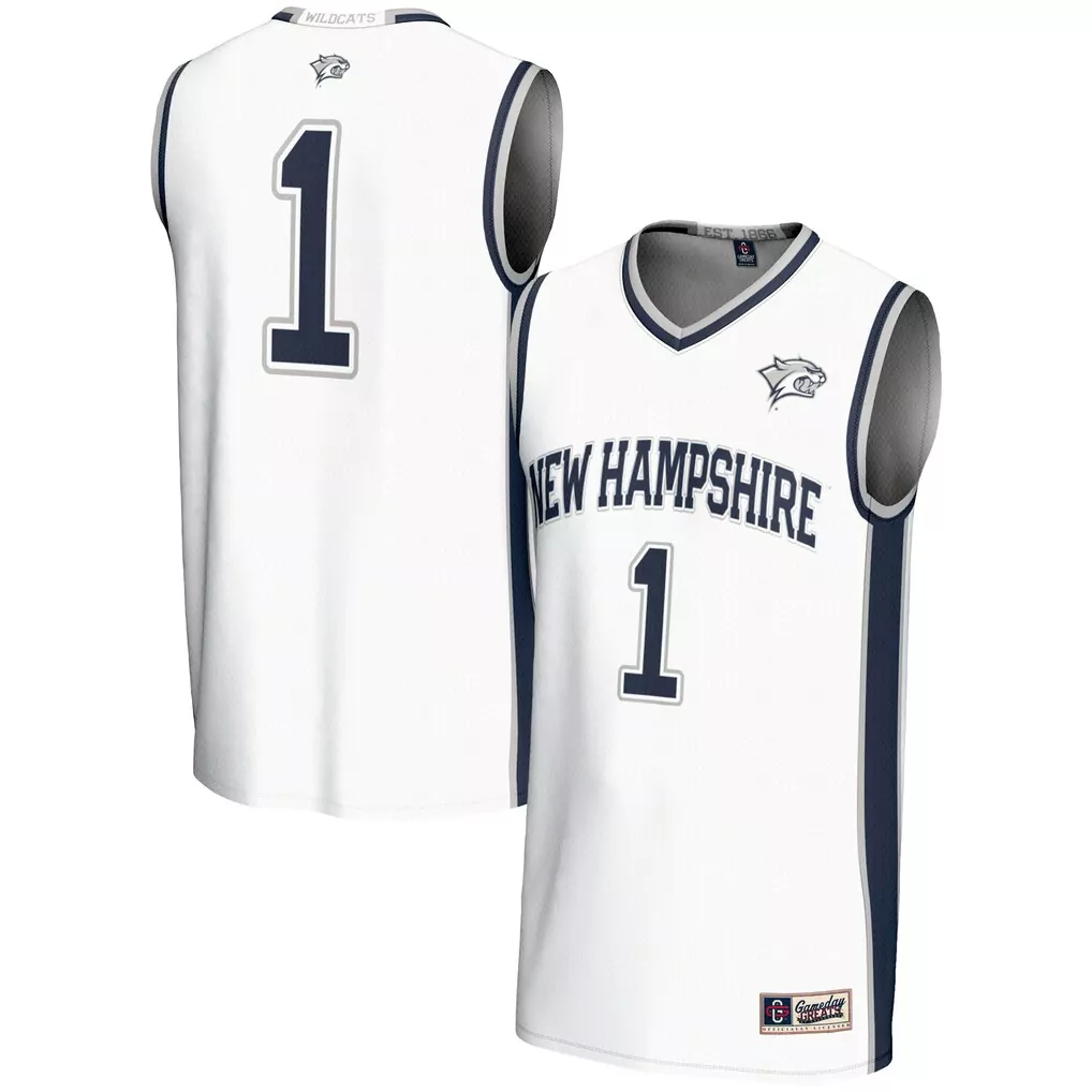1 new hampshire wildcats gameday greats youth lightweight basketball fashion jersey pink