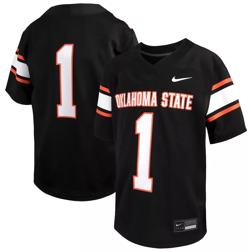 1 oklahoma state cowboys nike replica basketball jersey white