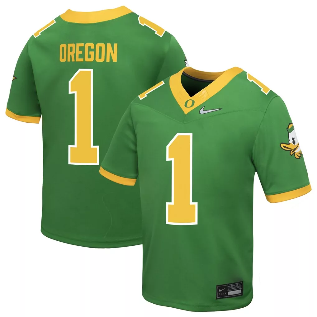 1 oregon ducks nike game jersey white