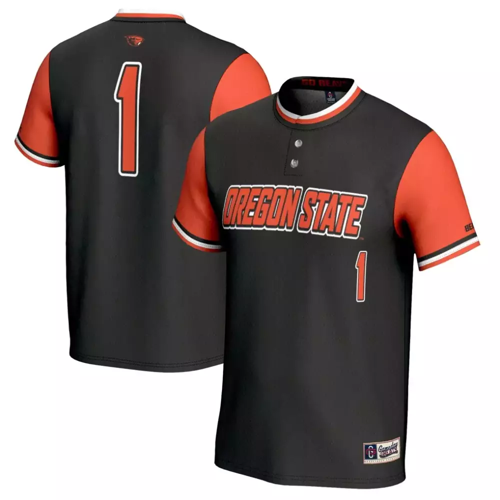 1 oregon state beavers gameday greats unisex lightweight hockey fashion jersey white