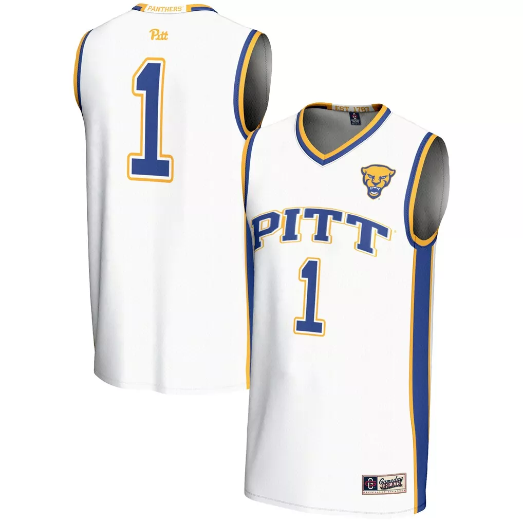 1 pitt panthers gameday greats lightweight basketball jersey royal