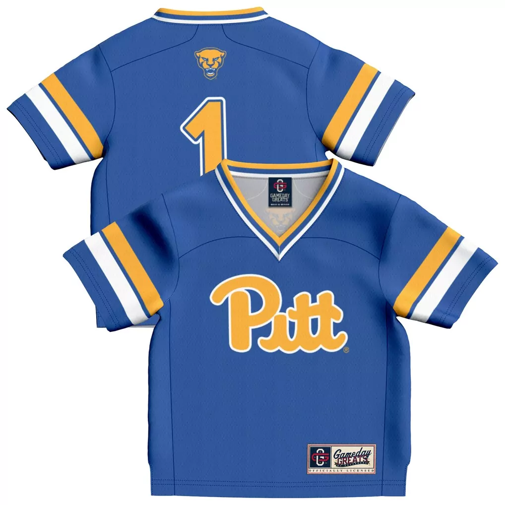 1 pitt panthers gameday greats lightweight basketball jersey royal
