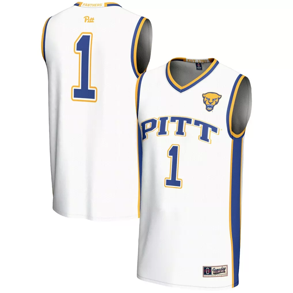 1 pitt panthers gameday greats youth lightweight baseball jersey white