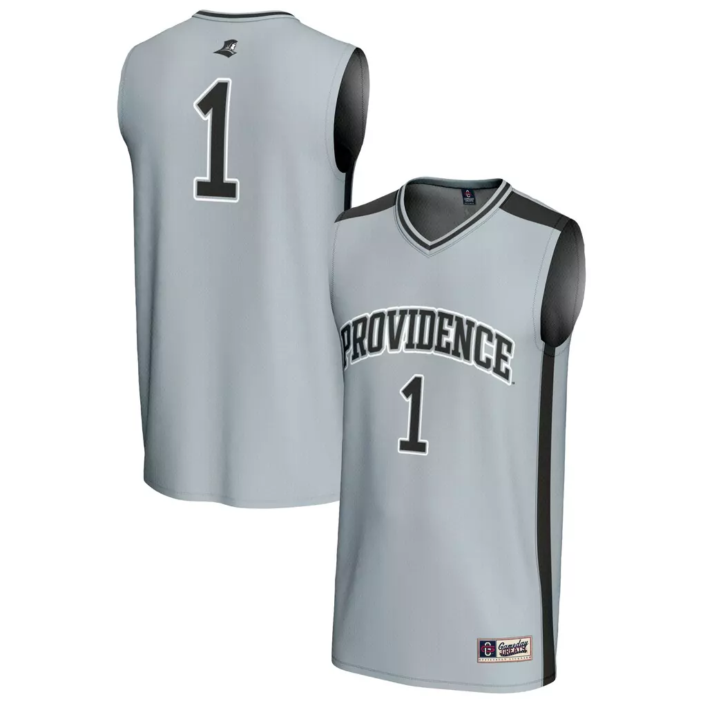 1 providence friars gameday greats unisex lightweight soccer fashion jersey silver
