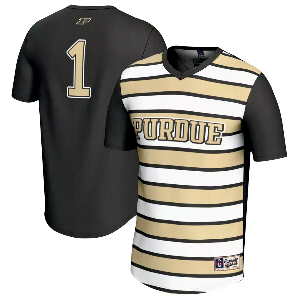 1 purdue boilermakers gameday greats toddler football fashion jersey black
