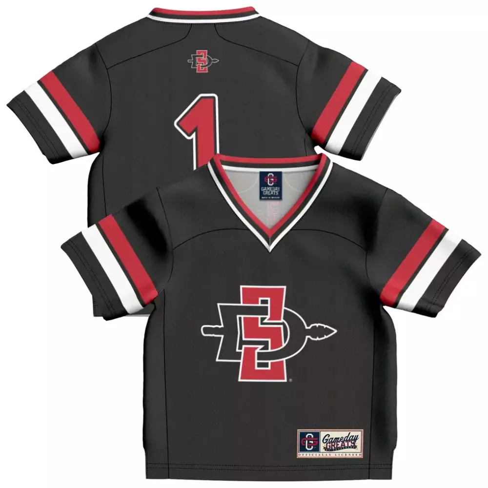 1 san diego state aztecs gameday greats lightweight basketball fashion jersey black
