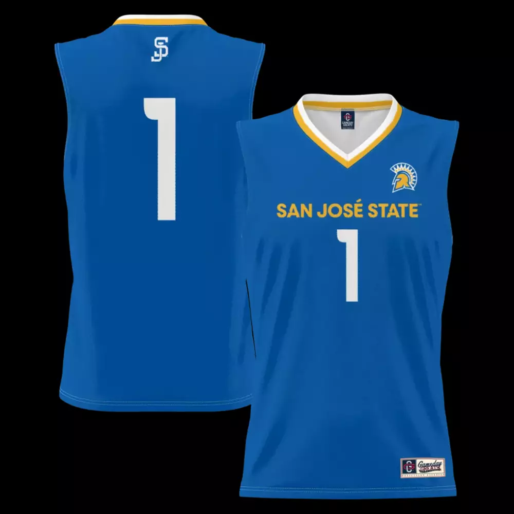 1 san jose state spartans gameday greats football jersey royal