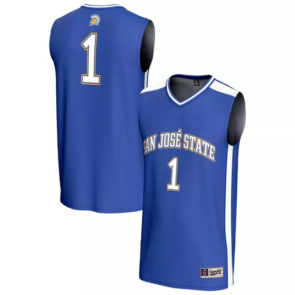 1 san jose state spartans gameday greats youth football jersey black