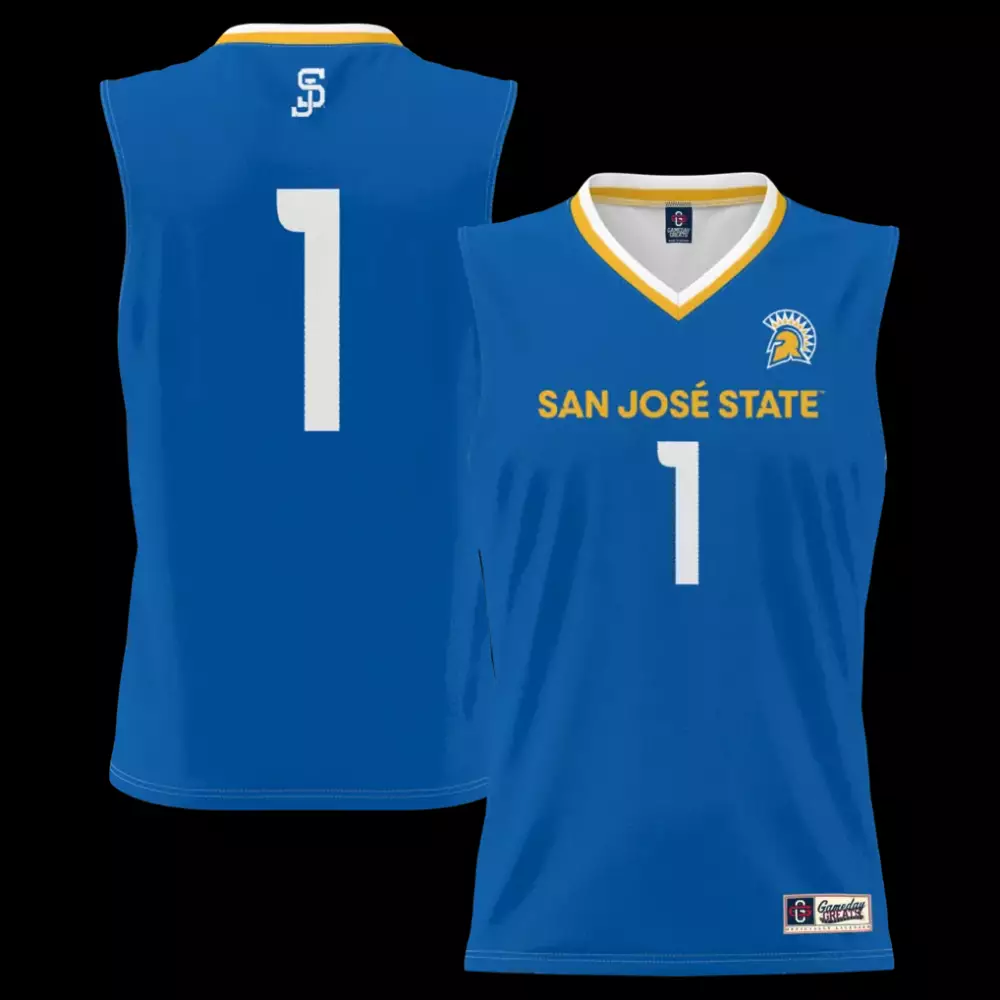 1 san jose state spartans gameday greats youth lightweight basketball jersey pink