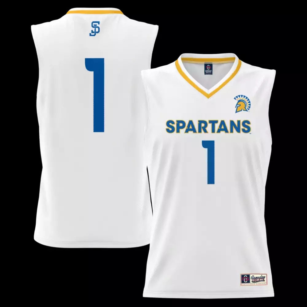 1 san jose state spartans gameday greats youth lightweight basketball jersey pink