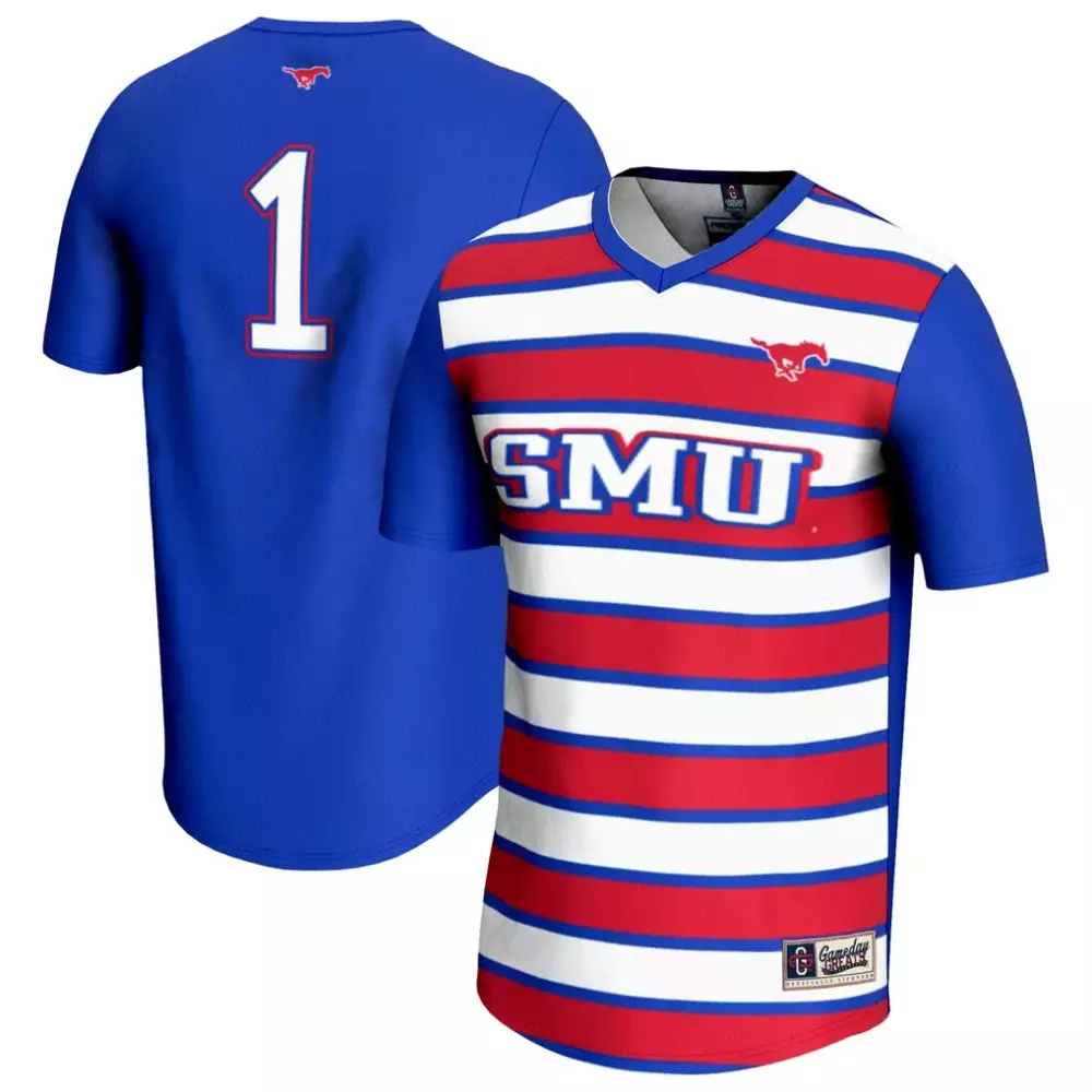Smu Mustangs Gameday Greats Youth Lightweight Soccer Jersey | Royal Fashion Style | For Men, Women & Youth