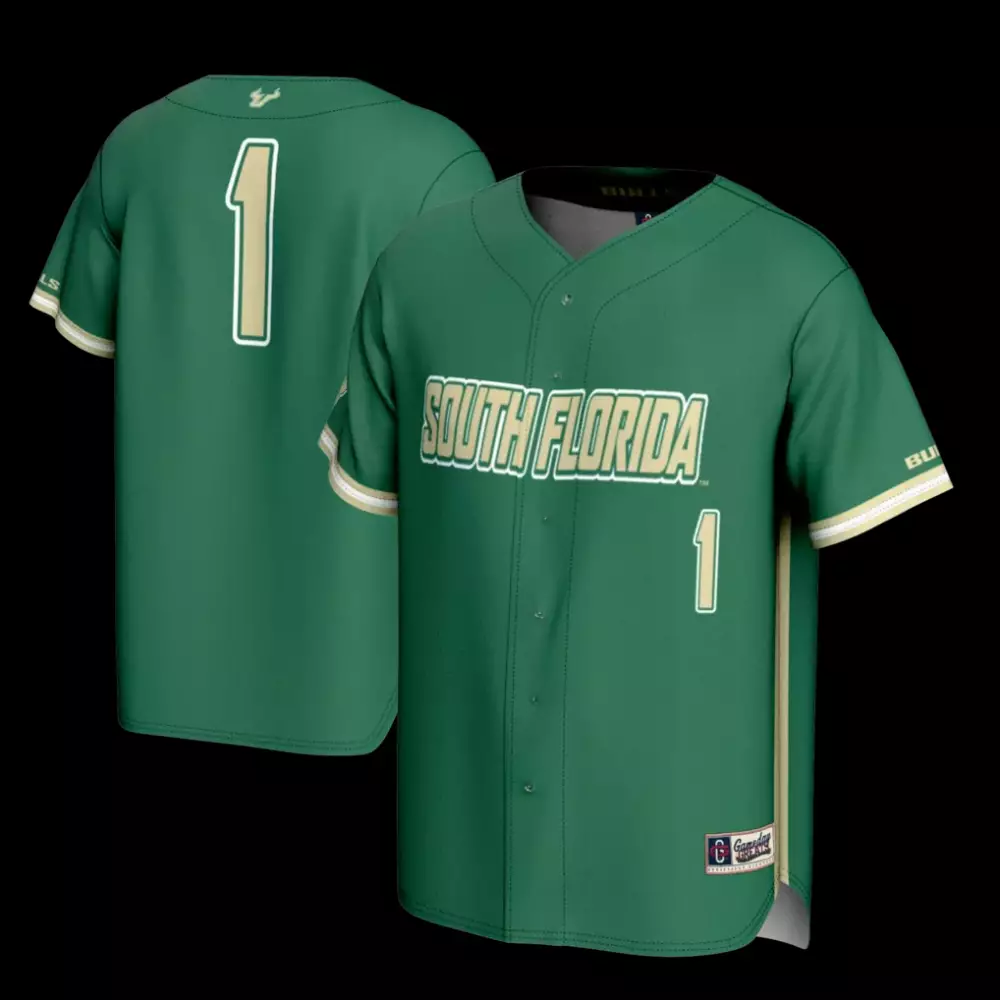 1 south florida bulls gameday greats youth football jersey green