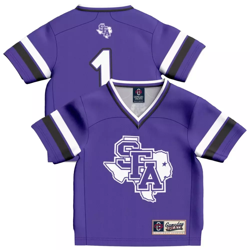 Stephen F Austin Lumberjacks Gameday Greats Toddler Lightweight Football Jersey | Purple | Fan Gear for Men, Women & Youth
