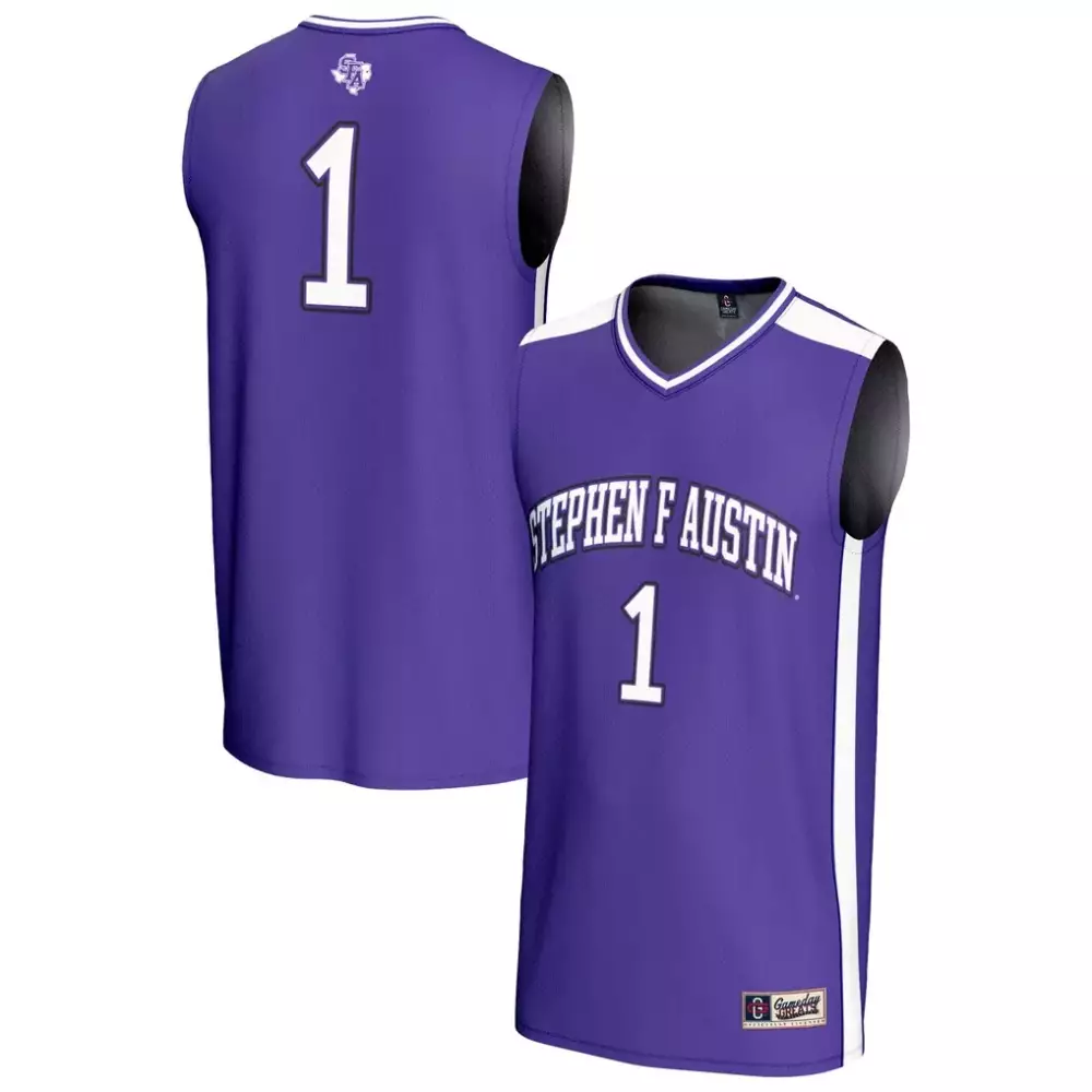 Stephen F Austin Lumberjacks Gameday Greats Youth Lightweight Basketball Jersey | Purple | Fan Gear for Men, Women & Youth