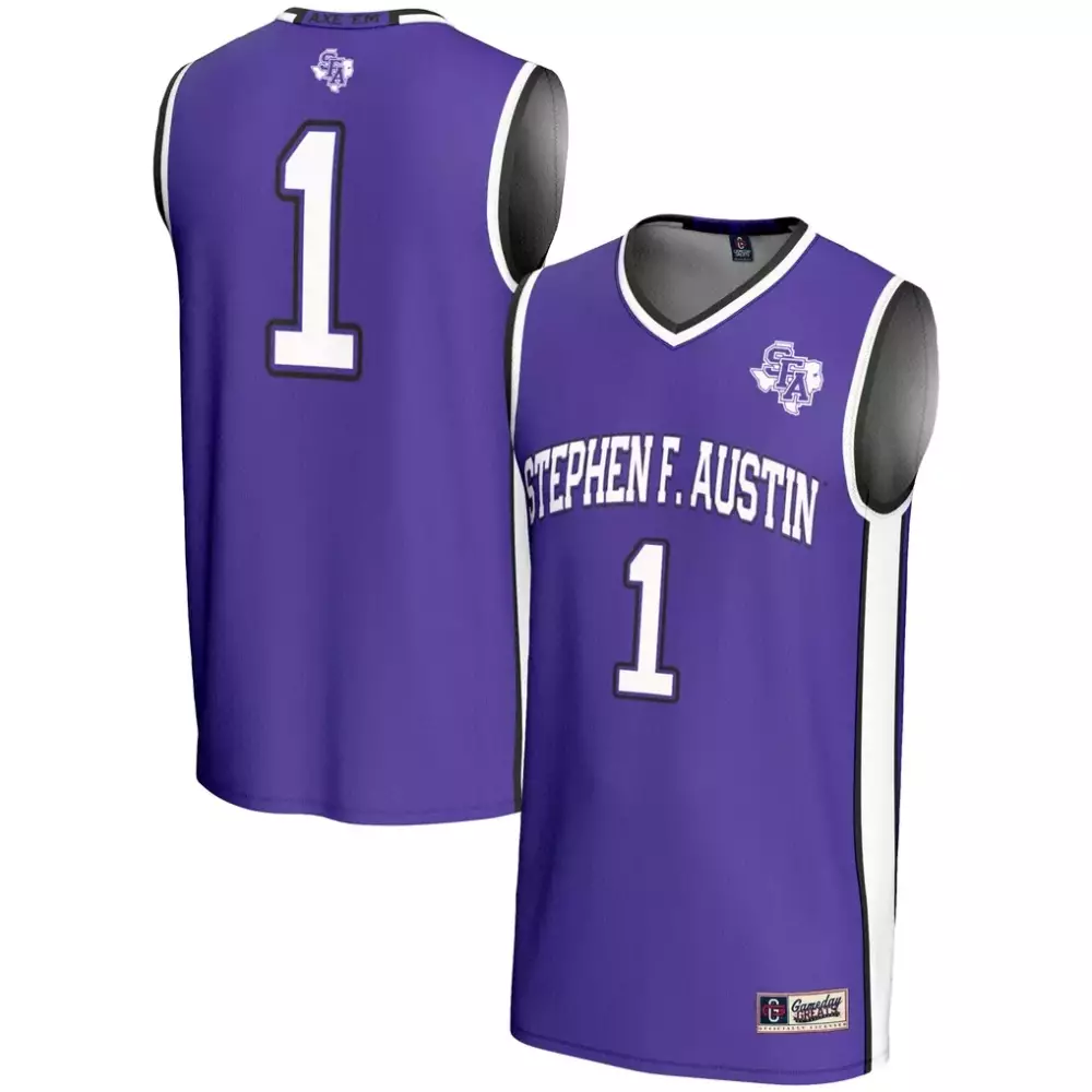 Stephen F Austin Lumberjacks Gameday Greats Youth 1 Basketball Jersey | White | Game Day Outfit for Men, Women & Youth