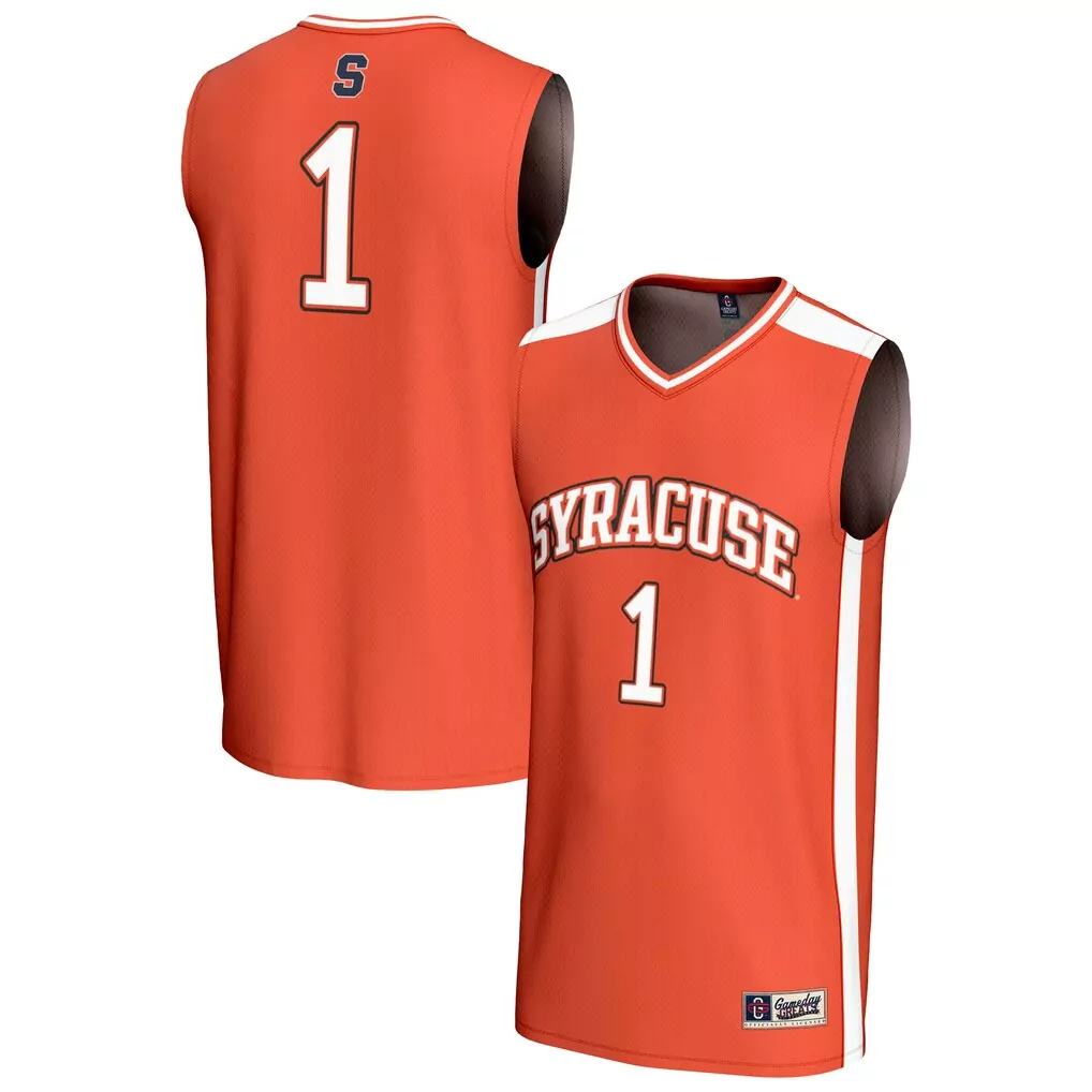 1 syracuse orange gameday greats youth football jersey orange