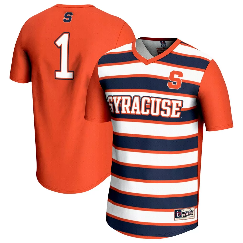1 syracuse orange gameday greats youth lightweight lacrosse fashion jersey orange