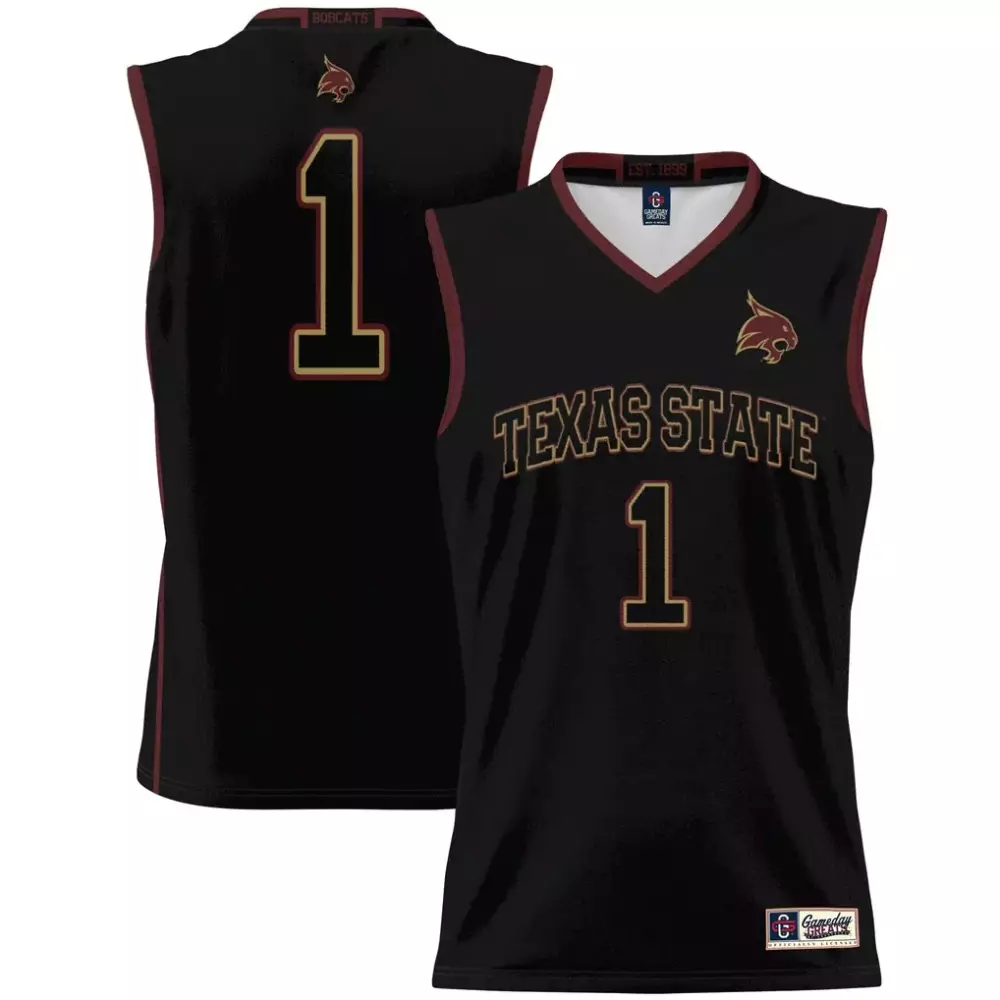 1 texas state bobcats gameday greats unisex lightweight basketball fashion jersey pink