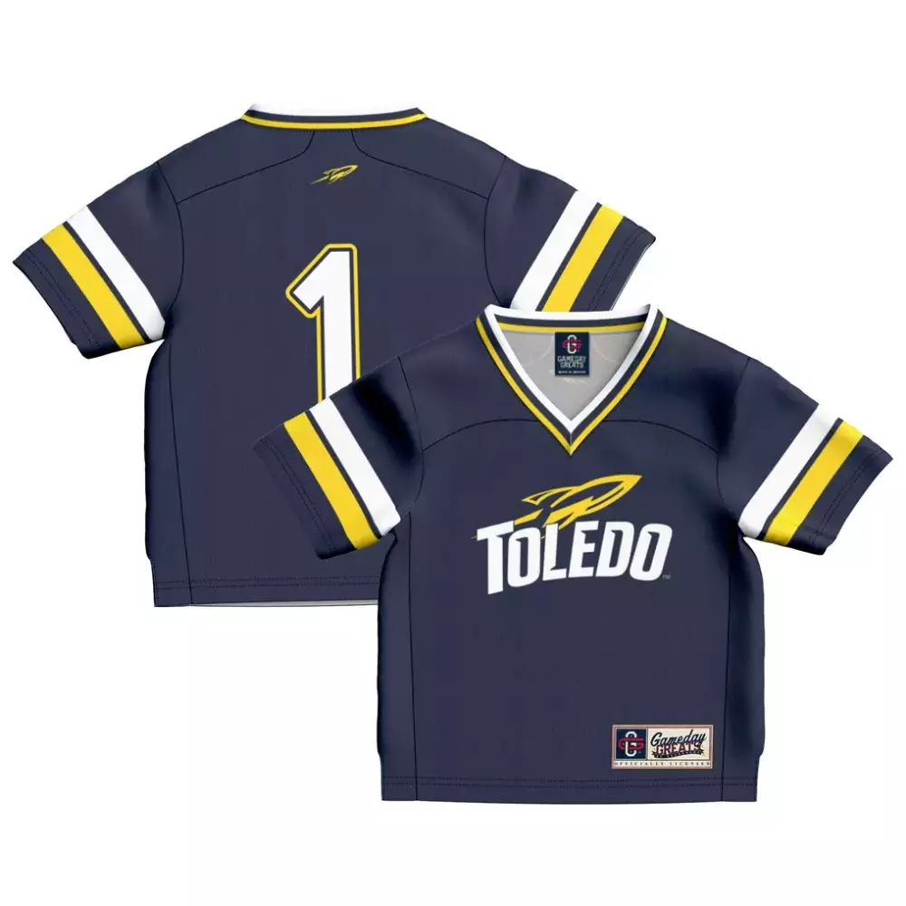 Toledo Rockets Gameday Greats Infant Lightweight Collegiate Football Jersey | Navy Style | Fan Gear for Men, Women & Youth