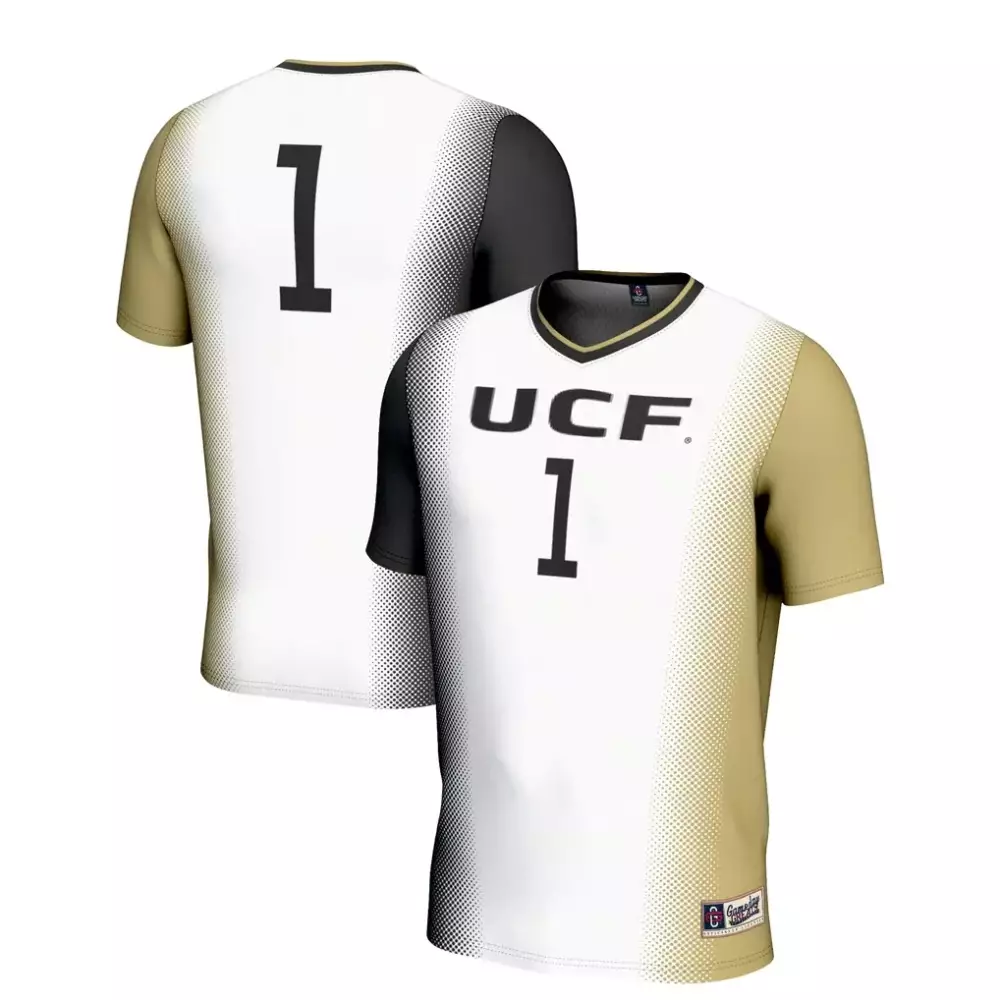 1 ucf knights gameday greats unisex lightweight volleyball jersey white
