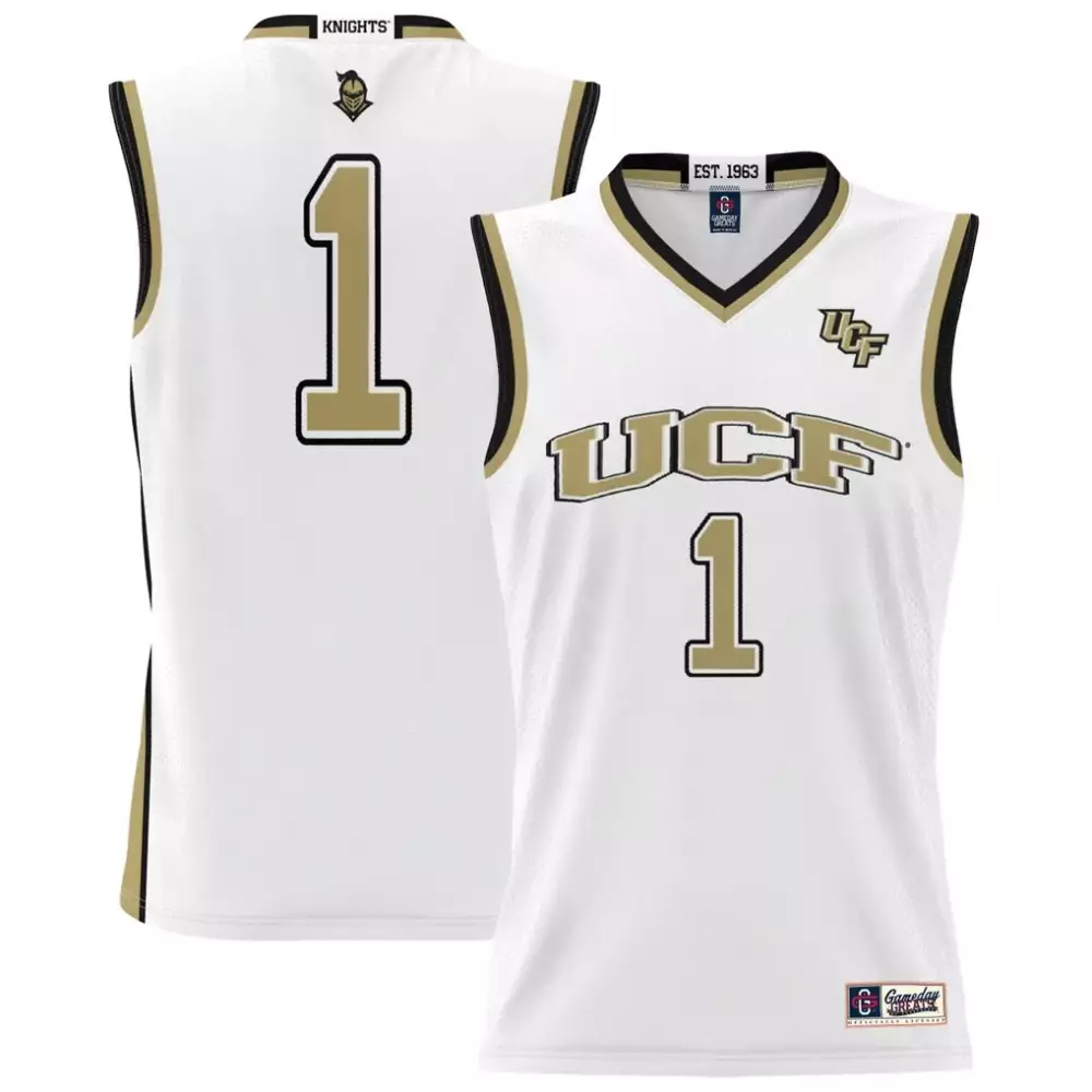 1 ucf knights gameday greats youth lightweight basketball jersey white