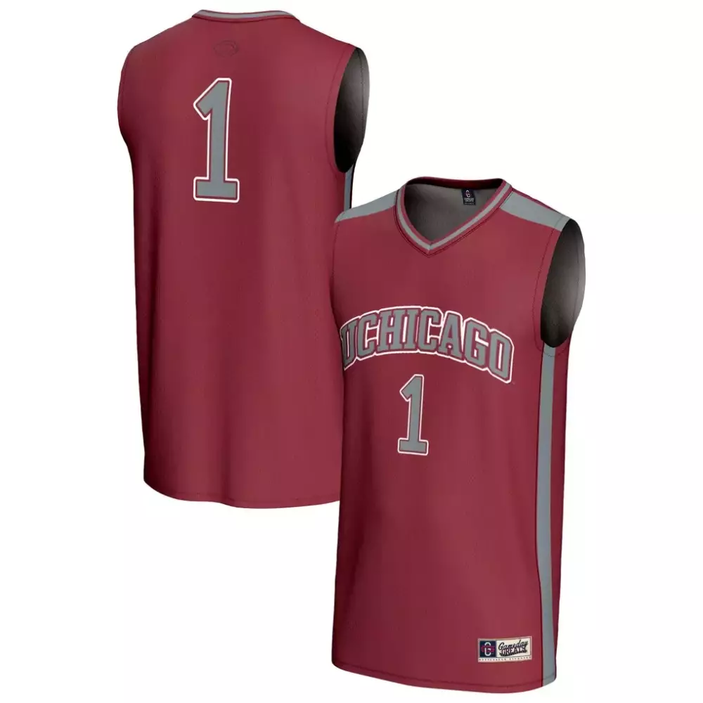 UChicago Maroons Gameday Greats Unisex Lightweight Collegiate Baseball Jersey | Maroon Fashion | Great for Game Day | For Men, Women & Youth