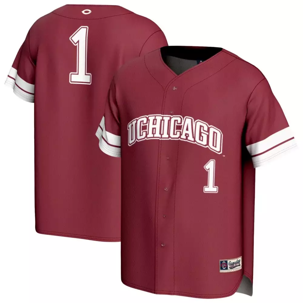 UChicago Maroons Gameday Greats Youth Lightweight Collegiate Baseball Jersey | Maroon Fashion | Perfect for Game Day | For Men, Women & Youth