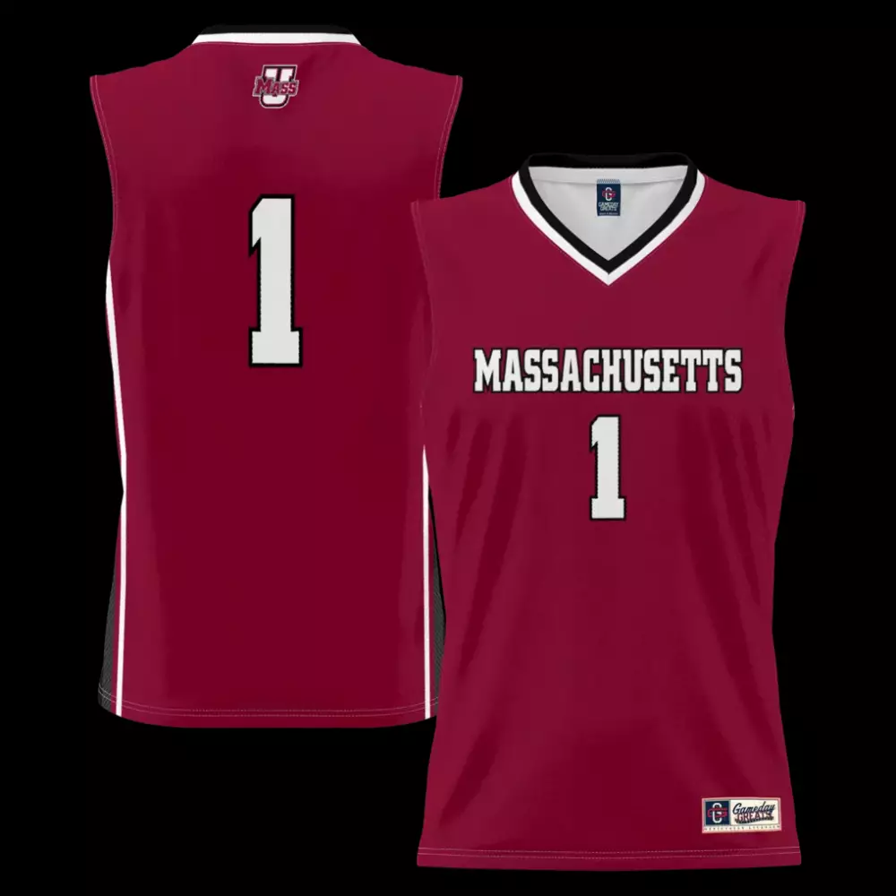Lightweight Basketball Jersey | UMass Minutemen Maroon | Gameday Greats Fan Gear for Men, Women & Youth