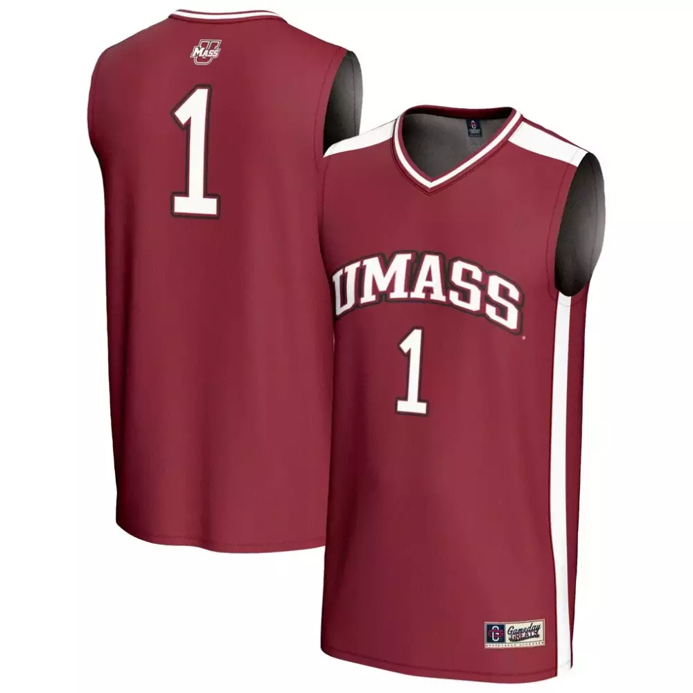 Unisex Lightweight Basketball Fashion Jersey | UMass Minutemen Maroon | Gameday Greats for Men, Women & Youth