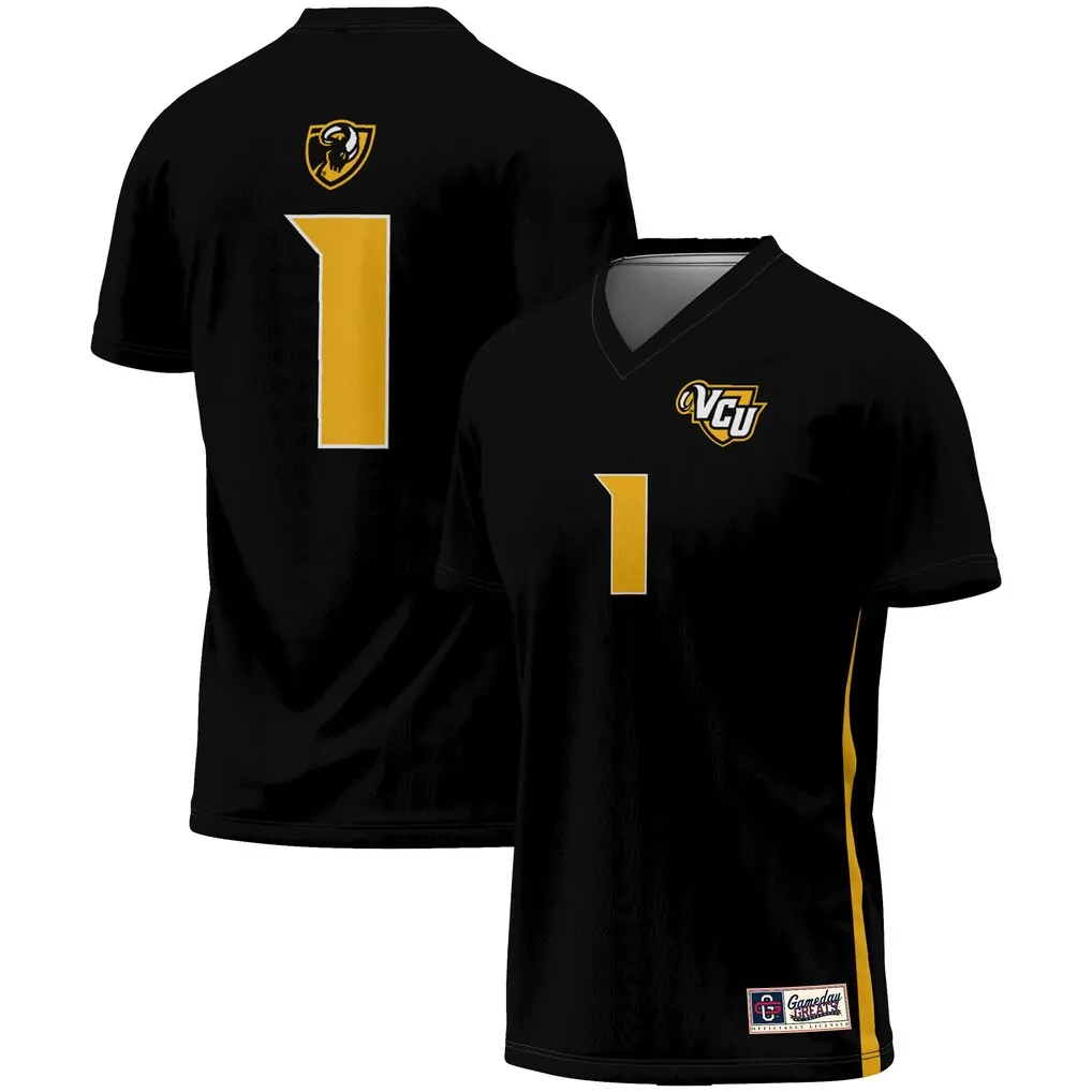 1 vcu rams gameday greats youth men s soccer lightweight fashion jersey white