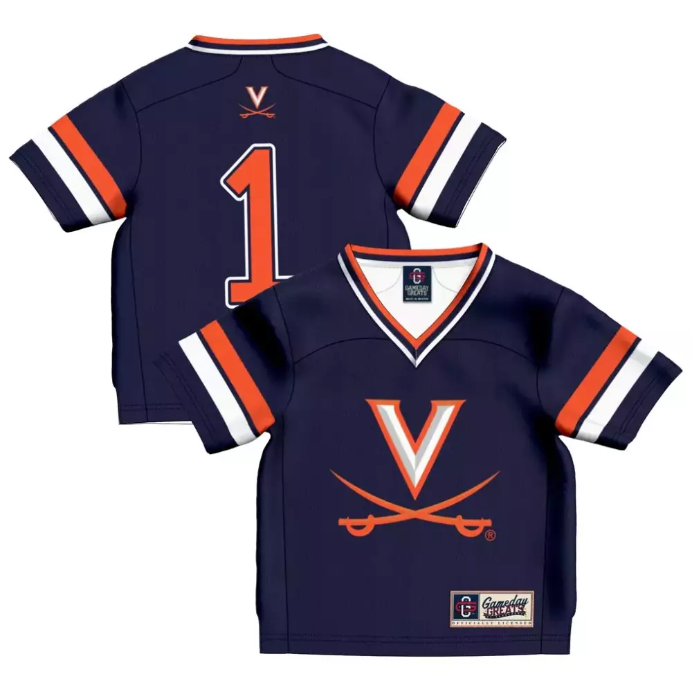 1 virginia cavaliers gameday greats lightweight basketball jersey black