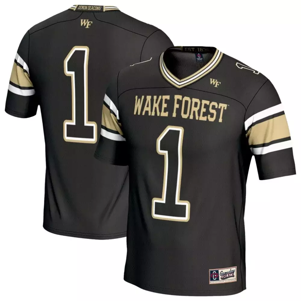 1 wake forest demon deacons gameday greats unisex lightweight basketball jersey white