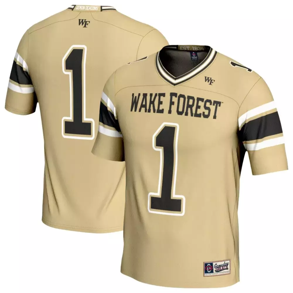 1 wake forest demon deacons gameday greats unisex lightweight basketball jersey white
