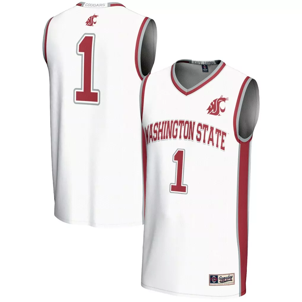 1 washington state cougars gameday greats lightweight basketball jersey black