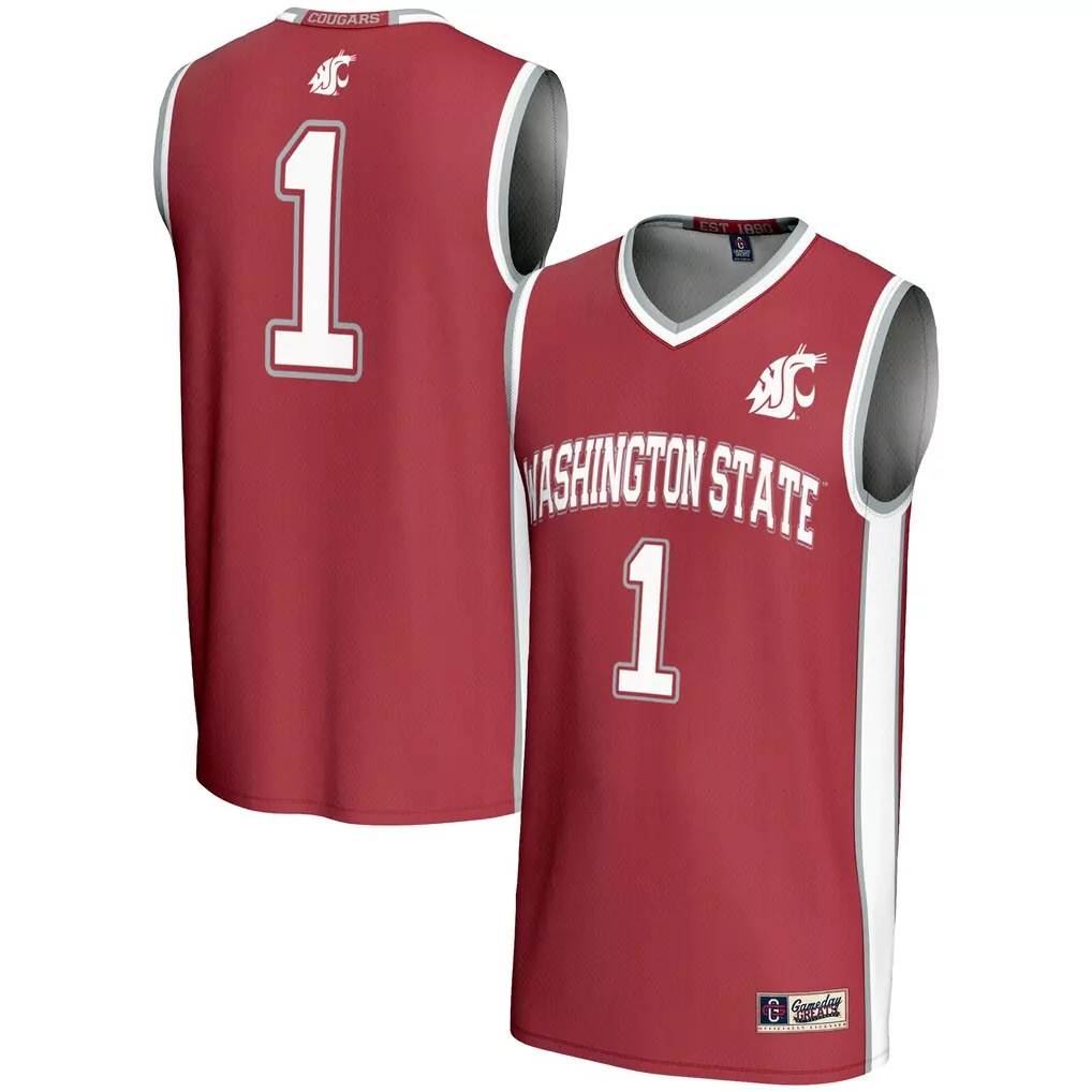 1 washington state cougars gameday greats youth lightweight basketball fashion jersey pink
