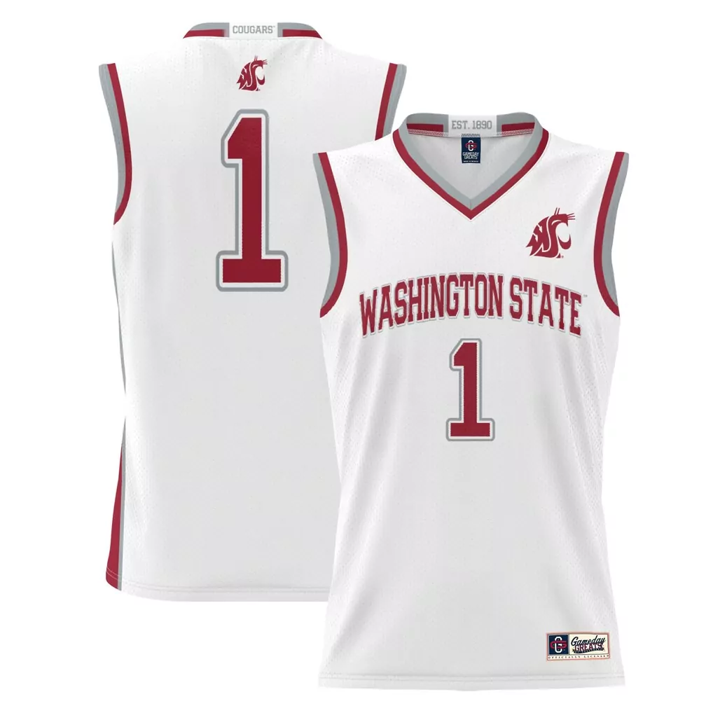 1 washington state cougars gameday greats youth lightweight basketball fashion jersey pink
