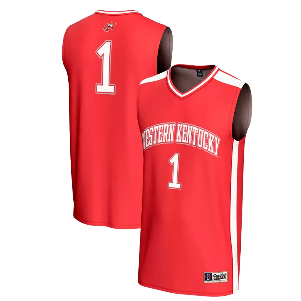 1 western kentucky hilltoppers gameday greats lightweight basketball jersey white