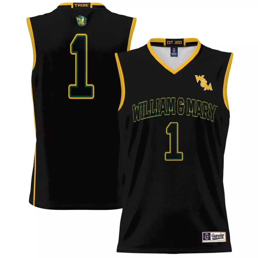 William & Mary Tribe Gameday Greats Unisex Basketball Jersey | Black | Trendy Fan Gear for Men, Women & Youth